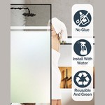 Topika- 45/90cmx1000cm Static Frosted Window Film, Privacy Film, Anti-Glare