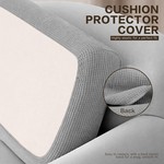 Topika Stretch Couch Cushion Cover Set Soft Elastic Non-Slip Sofa Protector