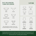 Lekkon Women High-Leg Panties Classic Microfiber, Silky Underwear, 3/6 Pack