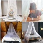 TopikaKids - Hanging Mosquito Net for Bed, Hooks&Nails, Large Bed Canopy