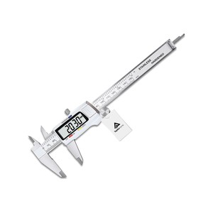 Topika Stainless Steel Digital Caliper, 150mm Vernier Micrometer with LCD