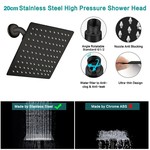 Topika Rain Shower Head with Handheld Spray, Shower Heads Combo