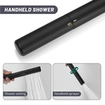 Topika Freestanding Bath Tub Faucet With Handheld Spray Durable & Rust-free