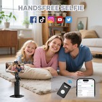 Topika Tripod Stand For Phone Rotating Motion Tripod 360 Face Tracking