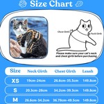 TopikaPet - Adjustable Cat Harness and Leash Set for Walking and Safety
