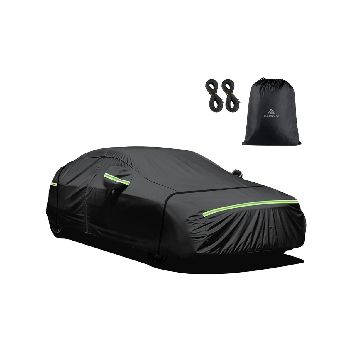 TopikaAuto 6-Layer Car Covers UV Rain Resistant Protection Waterproof TopikaAuto 6-Layer Car Covers UV Rain Resistant Protection Waterproof