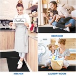TopikaHome - Anti Fatigue Kitchen Mat 2 Piece, Non-Slip Waterproof Floor Rugs