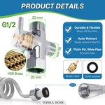 Topika - Bidet Sprayer Handle for Toilets, Handheld Spray Kit, SS Finish