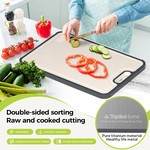 Topika Titanium Cutting Board for Kitchen, Double-Sided 52.7×35cm Board