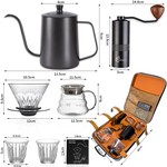 Topika - Coffee Bar Travel Set with Kettle, Grinder, Dripper & Cups