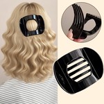 Topika 6 Packs Flat Claw Clips for Women, French Flat Hairclips