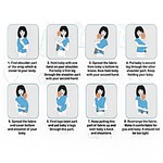Topika - Baby Wrap Carrier, Ergonomic and Stretchy Baby Sling, for Newborns