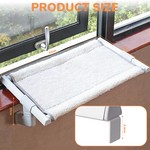 Topika Cat Window Perch Cat Window Bed Cat Bed, Adjustable Clamp Design