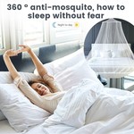 TopikaKids - Hanging Mosquito Net for Bed, Hooks&Nails, Large Bed Canopy