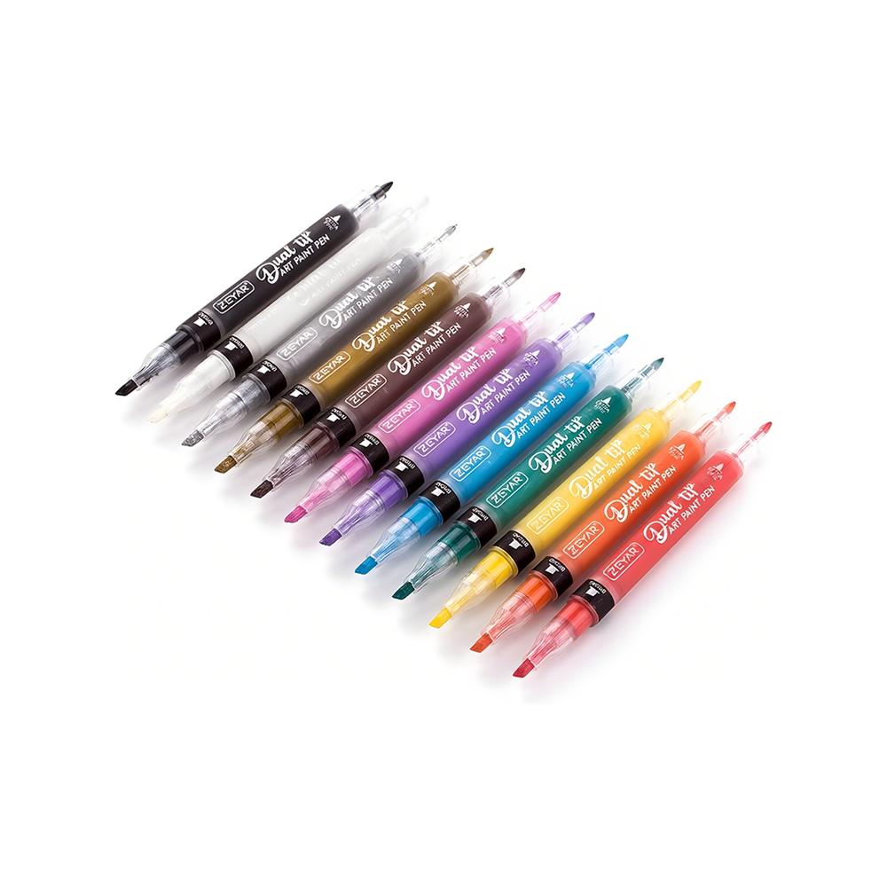 ZEYAR- Dual Tip Marker Pens,Water-based Art Marker Set ZEYAR- Dual Tip Marker Pens,Water-based Art Marker Set