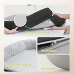 Topika Orthopaedic Dog Bed Large with L-Shaped Bolster, Non-Slip Base