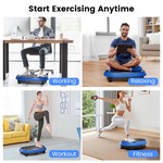 Topika Vibration Plate Vibrating Gym Machine With Bluetooth Speaker&2 Bands