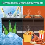 Topika - Car Cooler Box Insulated Storage Bag, Foldable Car Trunk Organiser