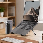 Topika Portable Laptop Stand, Adjustable Height, Foldable, Compact Desk Pro