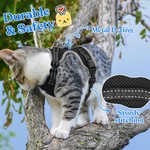 TopikaPet - Adjustable Cat Harness and Leash Set for Walking and Safety