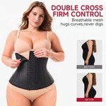 Topika 25 Steel Boned Latex Waist Trainer Corset for a Sleeker Look