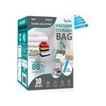 Topika Vacuum Storage Bags set, Sealer Clothes Storage for Home & Travel