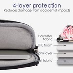 Topika Laptop Shoulder Bag for Ladies, Waterproof Laptop Tote Oxford Sleeve