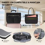 Topika Tote Bag for Women 15.6 Inch Laptop Bags Oxford Work Tote Bags