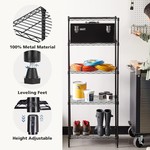 Topika - Kitchen Shelves 3/5-Tier, Kitchen Shelf Organiser for Home Decor