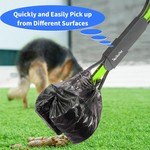 Heavy Duty Pooper Scooper for Large and Small Dogs, 80CM Long Handle