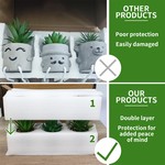 Topika 3 piece Creative Fake Succulents Artificial Succulent for home decor