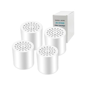 Topika-20 Stage Shower Filter Cartridge 2/4 Pack Replacement Water Filters