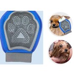 Topika Dual-Sided Dog Rubber Paw Grooming Glove with Velour Fur Remover