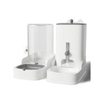 Topika Cat Food Feeder Gravity Auto Cat Food Dispenser 2pcs Set