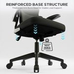 Topika Ergonomic Office Chair Gaming Chair With Adjustable Headrest &Lumbar