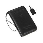 Topika Travel Passport Holder with Zipper, RFID Passport Wallet for unisex