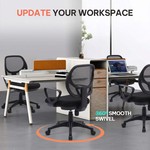 Topika - Ergonomic High-Back Office Chair with Armrests & Padded Seat