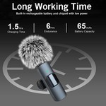 Topika Wireless Microphone for iOS & Android, with Noise Reduction & 6h