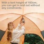 Naturehike Camping Tent 8/10 Person Waterproof 2-Layer Outdoor Family Tent
