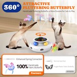 Topika Interactive Cat Toy, 3 in 1 Automatic Kitten Toy