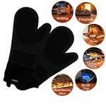 Topika - Silicone Oven Mitts Extra Long Heat Resistant 260 C - 2 Pack