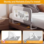 Topika Kids Bed Rail 1.5/1.8M, Foldable Toddler Safety Guard