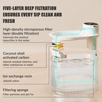 Topika 2L Rechargeable Wireless Cat Water Fountain with Motion Sensor