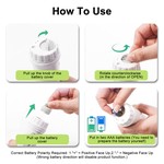 Topika Electric Portable Bidet Handheld, Battery Operated (2×AAA Required)