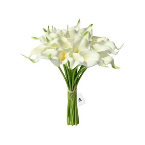 Topika Fake Flowers Real Touch PU Calla Lily Artificial Plants home Decor