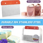 Topika - 7 In 1 Soap Box Kit, Silicone Wooden Soap Molds, Soap Loaf Mould