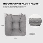 Topika Cotton Chair Cushions for Dining & Patio Chairs Soft Thick Seat Pads