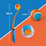 TopikaPet - Dog Tennis Ball Launcher with Ergonomic Handle, with 2.5" Ball