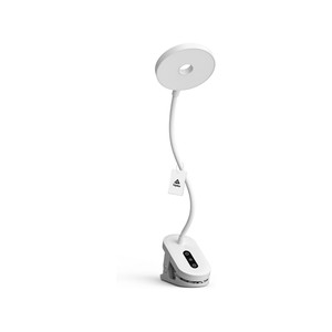 Topika Clip-On Desk Lamp, Rechargeable LED Bedside Lamp With Touch Control