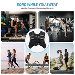 Topika Weighted Running Vest for Men/Women with Pockets-10KG